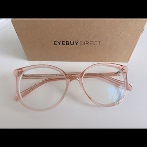 Eye Buy Direct Nala Clear Pink Glasses Frame